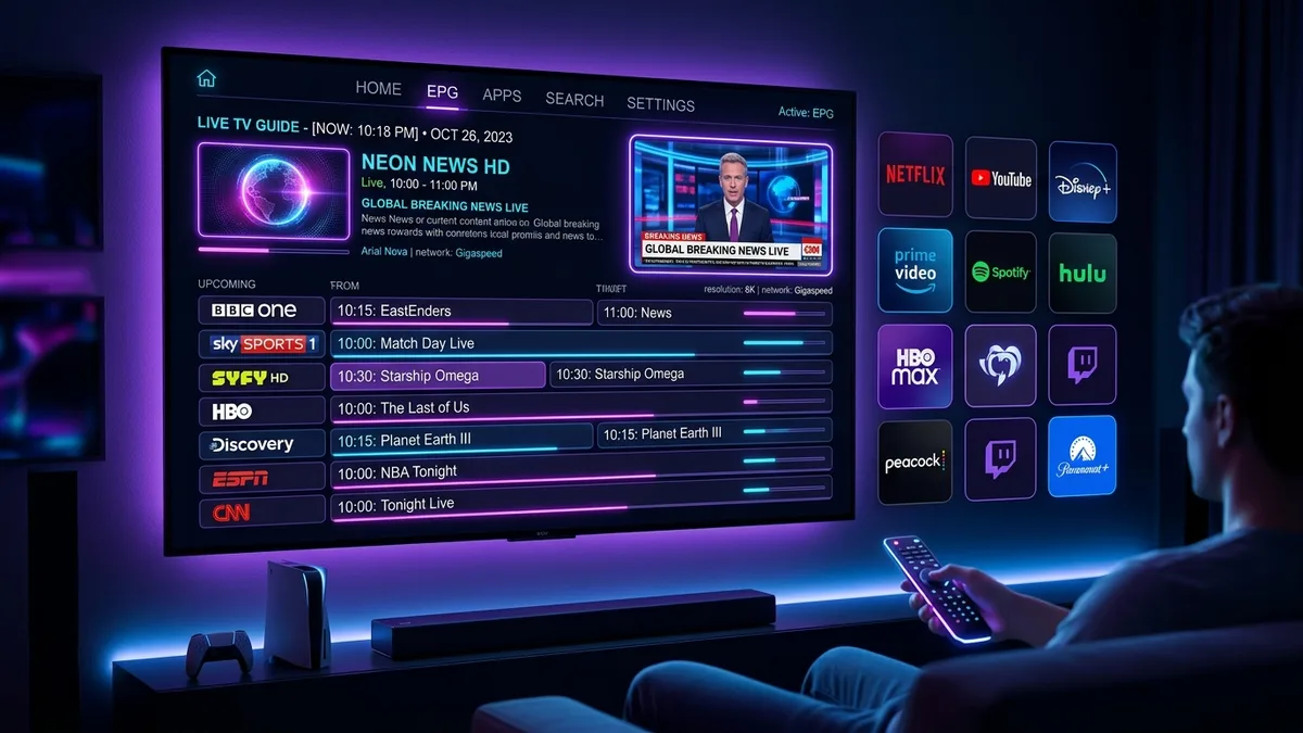Live sports streaming showcase on FlexStream TV